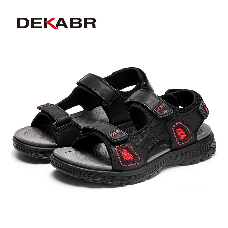 DEKABR Hot Sale Classic Comfortable Fashion Man Beach Sandals Summer Men's Outdoor Shoes Roman Soft Casual Sandals For Men