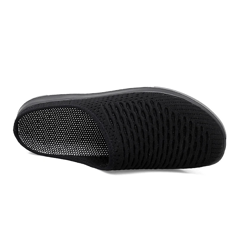 Men Half Shoes Slippers Slides Summer Mesh Shoes Unisex Women Indoor Outdoor Lightweight Plus Big Size 49 50 51 52 53 54