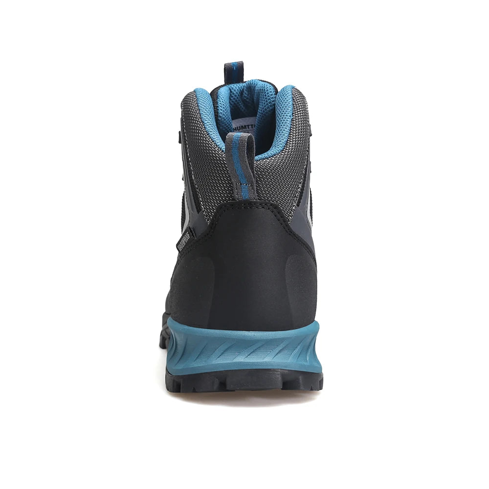 HUMTTO Waterproof Hiking Shoes Luxury Designer Outdoor Trekking Boots for Men Climbing Sneakers Leather Safety Mens Ankle Boots