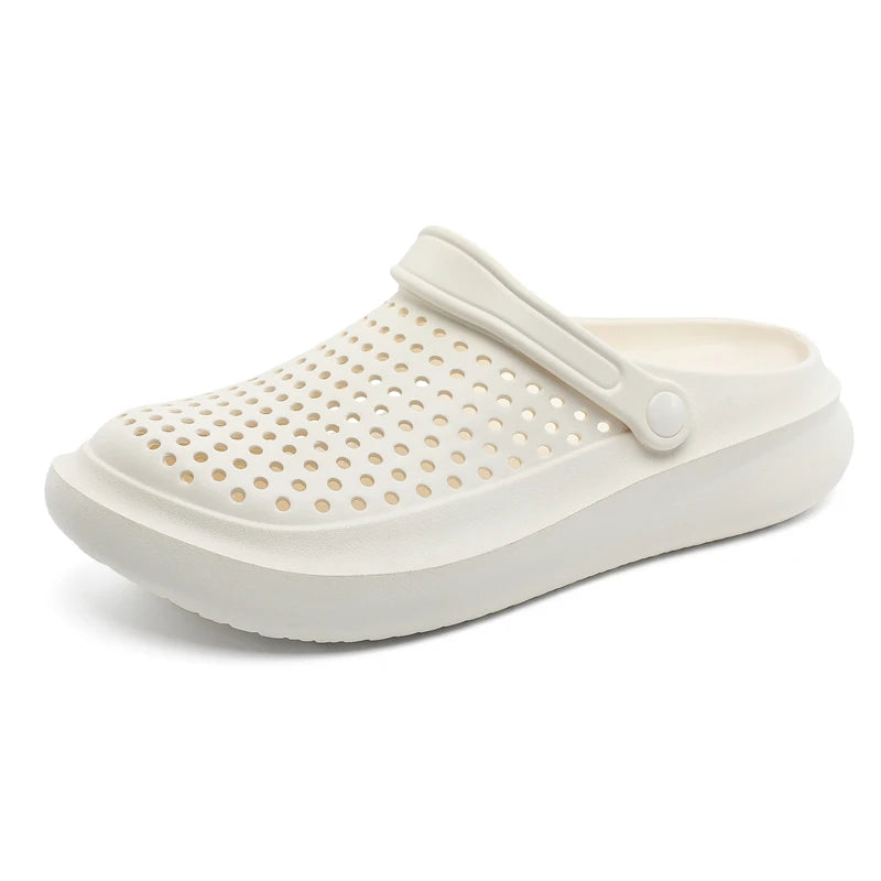 STRONGSHEN Men Sandals EVA Slippers Garden Platform Sandals Man Summer Shoes Breathable Sneakers Outdoor Flip Flops Home Clogs