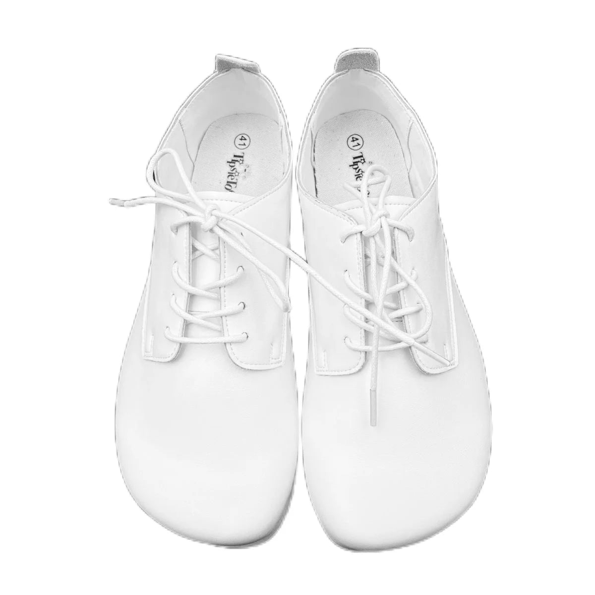 Tipsietoes 2025 Sprinng Autumn Barefoot Genuine Leather Women Sneaker With Zero Drop Flat Soft Sole Wider Toe Box Light Weight