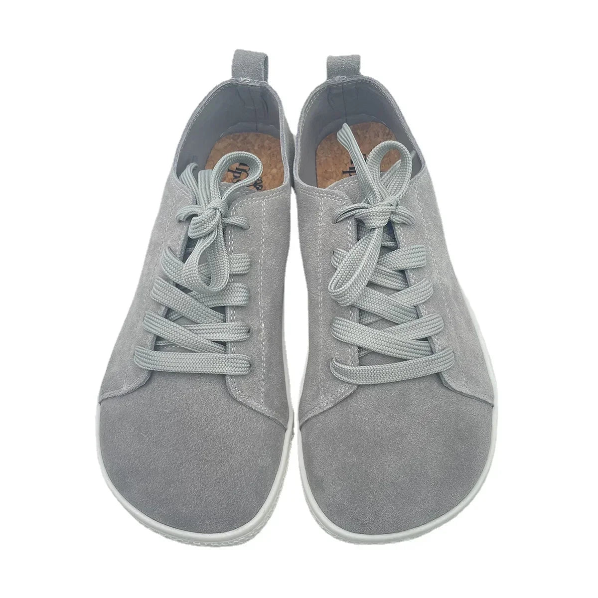 Tipsietoes 2025 Sprinng Barefoot Leather Sneaker For Women Flat Soft Thin Out Sole Zero Drop Wider Toe Box Flexible Light Weight