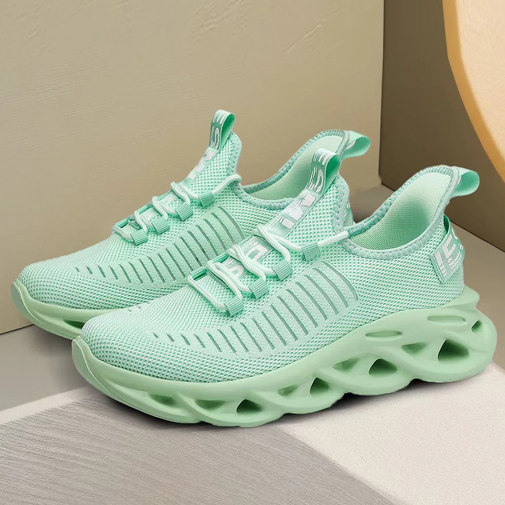 Unisex Men Mesh Breathable Running Women Casual Sneakers Kids Lightweight Sports Family Matching Outdoor Shoes
