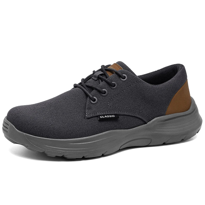 Men's Casual Shoes Canvas Breathable Loafers lightweight Platform Comfortable Outdoor Walking Shoes Classic Men Shoes Sneakers