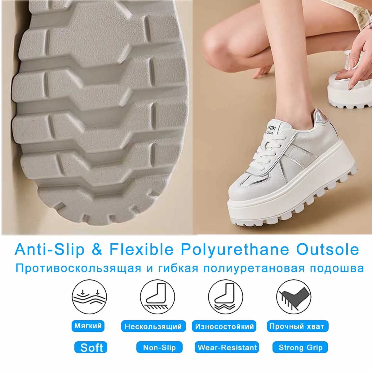 Fujin 8.5cm Microfiber Leather Vulcanize High Brand Flats Comfy Spring Autumn Platform Vulcanize Women Chunky Sneaker Shoes
