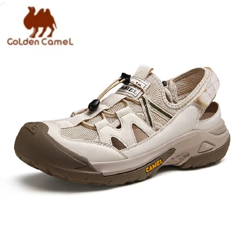 GOLDEN CAMEL Men's Wading Shoes 2025 Summer New Men's Sandals Outdoor Sports Casual Creek Hole River Trekking Shoes for Men