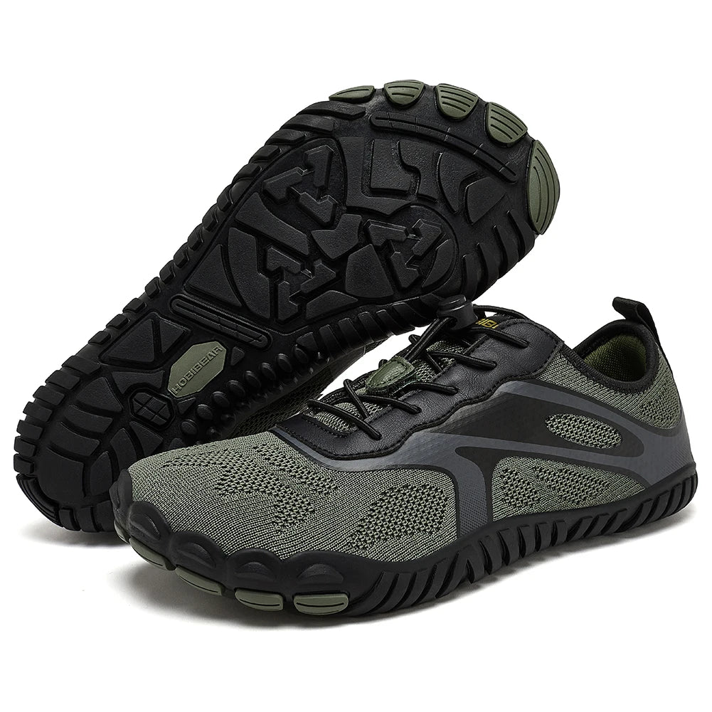 HOBIBEAR Unisex Barefoot Shoes for Men Women Wide Toe Beach Walking Sneakers Zero Drop Outdoor Elastic Band Running Shoes
