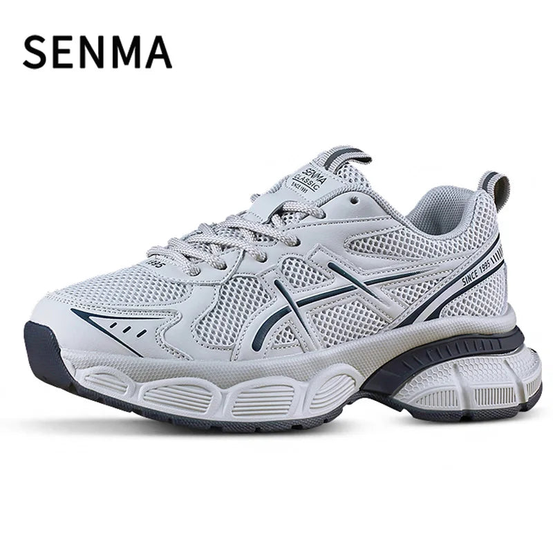SENMA Men Breathable Casual Shoes Trendy Vulcanized Sports Shoes Male Thick Sole Women Light Casual Sports Shoes Running Shoes