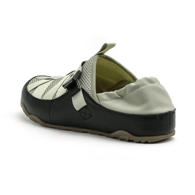 STRONGSHEN Men Casual Shoes Fashion Breathable Slippers Summer Half Slippers Non Slip Height Increase Shoes Classic Clogs Shoes