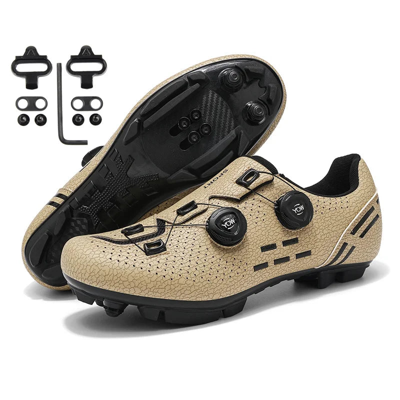New Cycling Shoes Mtb Flat Pedal Bicycle Sneaker Man Cleat Shoes Bicycle Mountain Bike Shoe Racing Lock Footwear Cycling Shoes