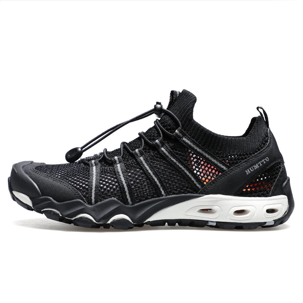 HUMTTO Summer Wading Shoes Mens Breathable Beach Water Sneakers for Men 2022 Sports Sandals Trekking Outdoor Man Hiking Shoes