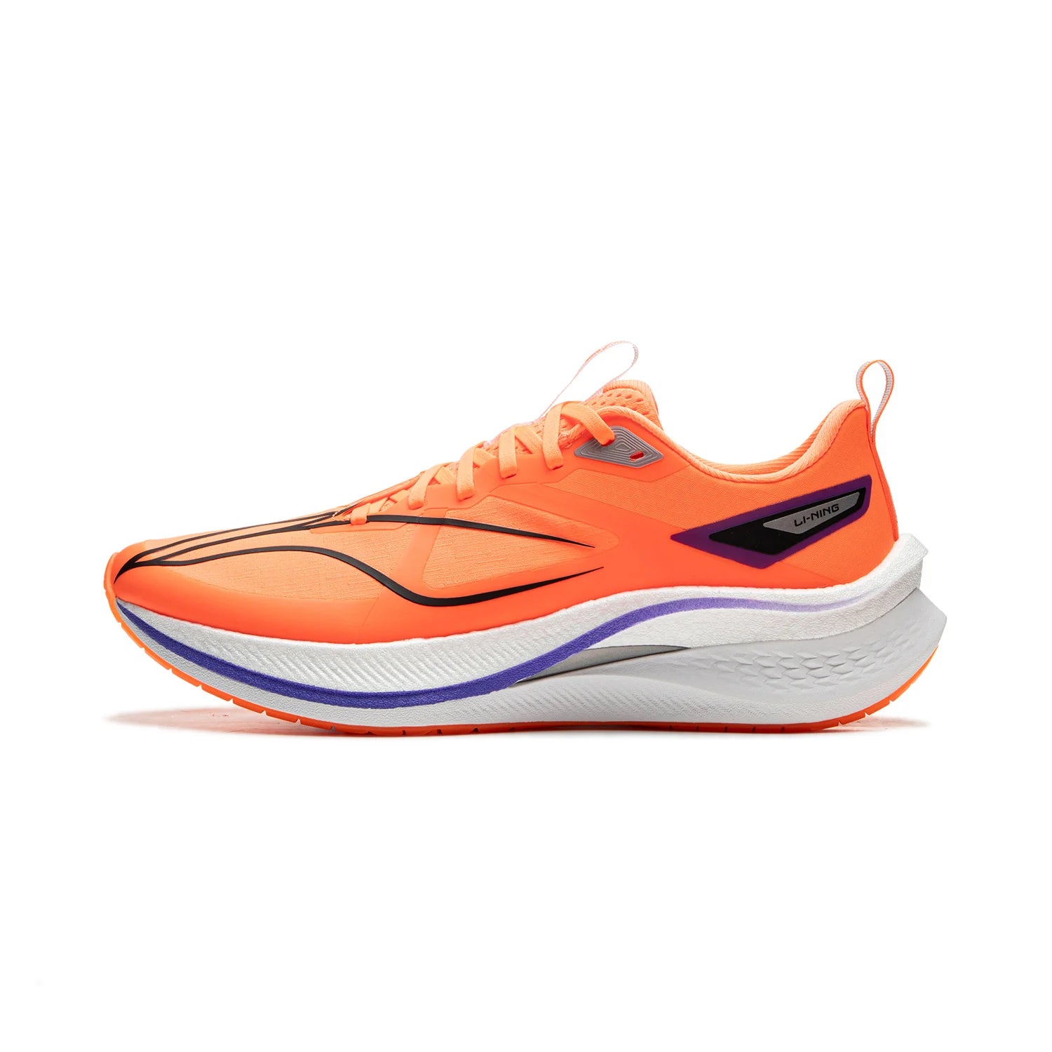 Li-Ning Men RED HARE 7 PRO Racing Running Shoes BOOM Cushion Stable Sport Shoes Breathable Wearable Light Sneakers ARPU007