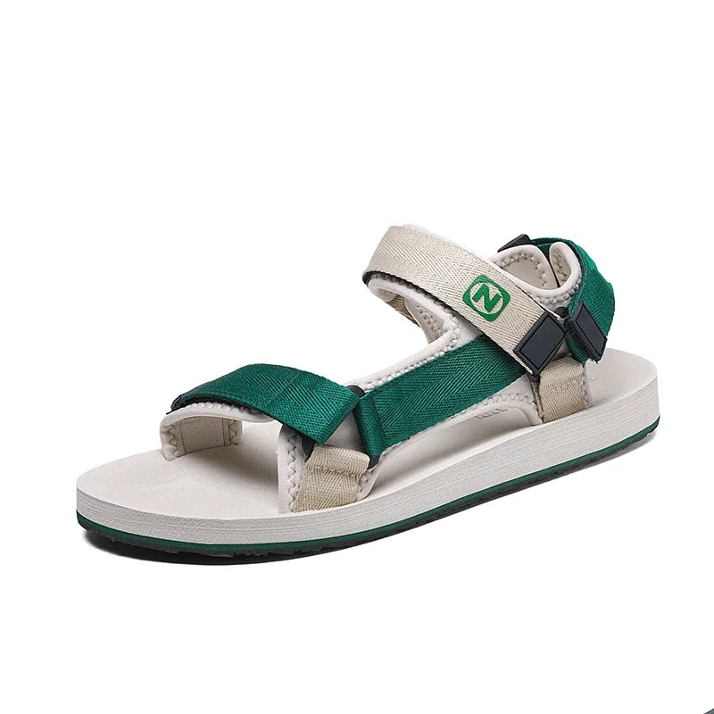 Sandales plates style gladiateur pour hommes, chaussures ouvertes, chaussures romaines, sandales décontractées d'été, réglables, respirantes, légères, grandes tailles 50, 51, 52