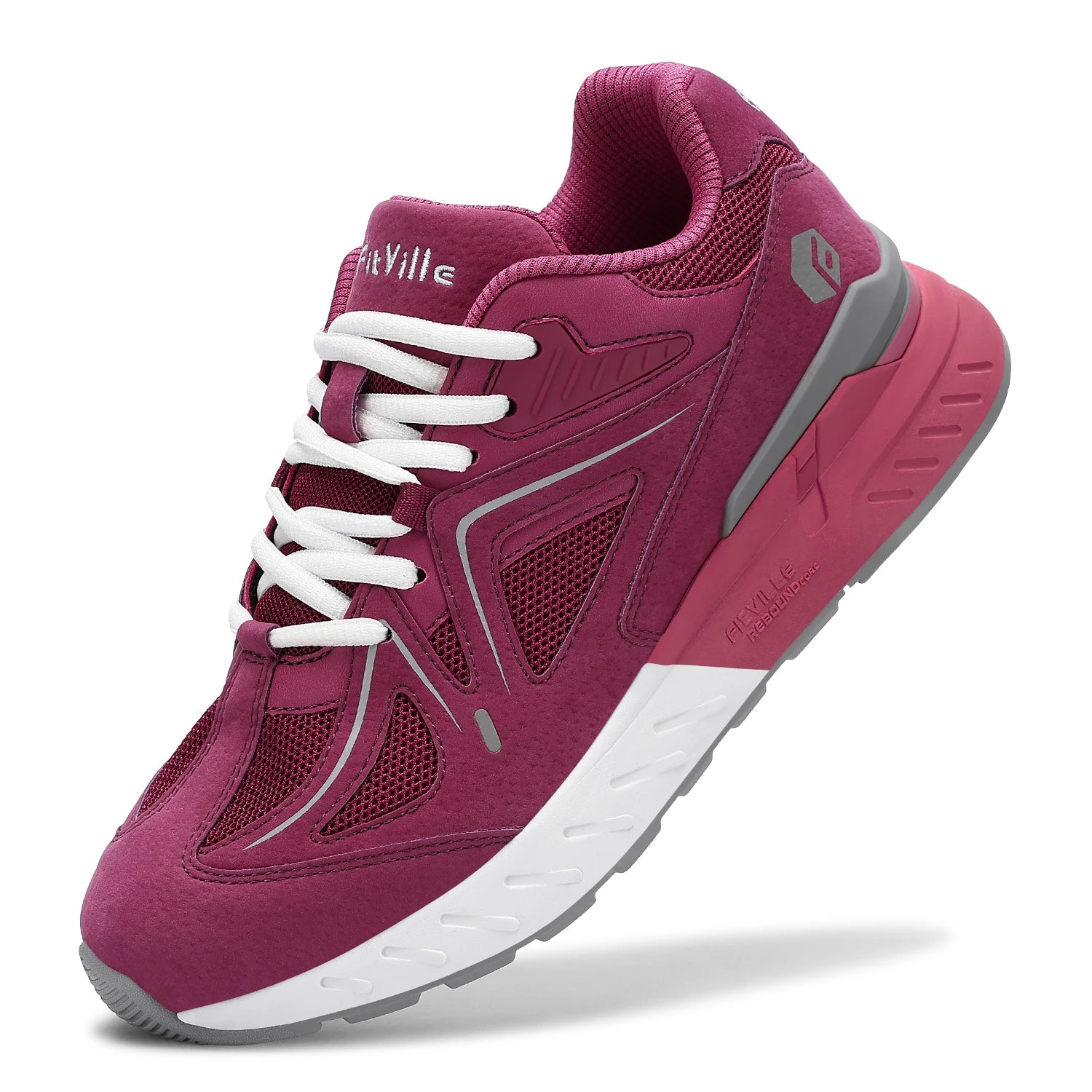 FitVille Extra Wide Women's Walking Shoes Wide Width lightweight Sneakers for Flat Foot Plantar Fasciitis Heel Pain Relief