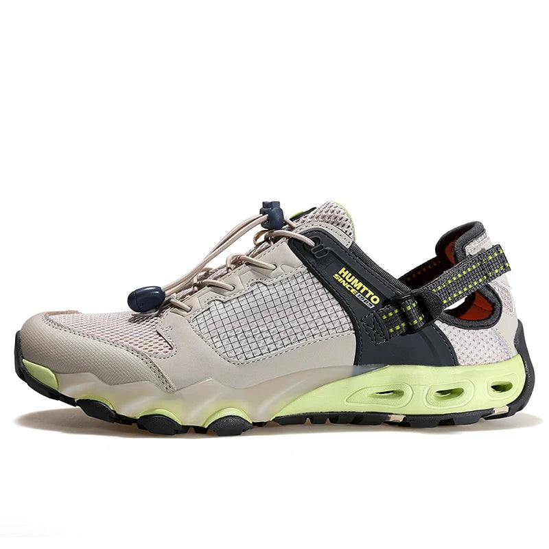 HUMTTO New Big Size Water Shoes for Men Summer Outdoor Hiking Shoes Breathable Trekking Aqua Fishing Beach Sandals Sneakers Mens