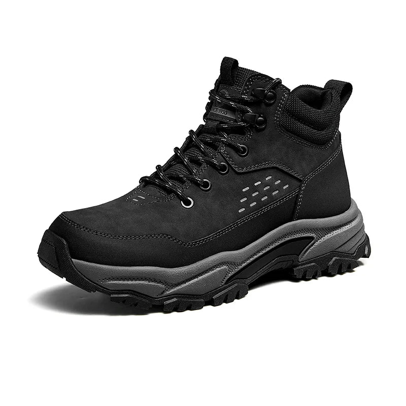 GOLDEN CAMEL Hiking Shoes Anti-slip Wear-resistant Sports Shoes Casual Outdoor High-top Trekking Shoes for Men 2024 Autumn New