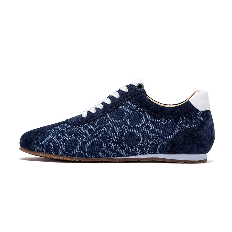 2025 New Arrival Luxury Brand Casual Shoes Women's Flat Cloth Shoes Lightweight Comfortable Lacing Spring Summer Women's Shoes