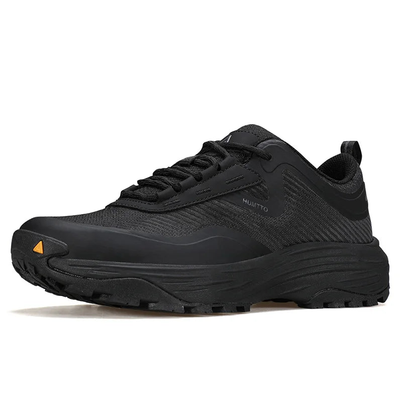 HUMTTO Cushioning Men's Sports Shoes Black Casual Sneakers Man Breathable Running Shoes for Men Luxury Designer Gym Trainers