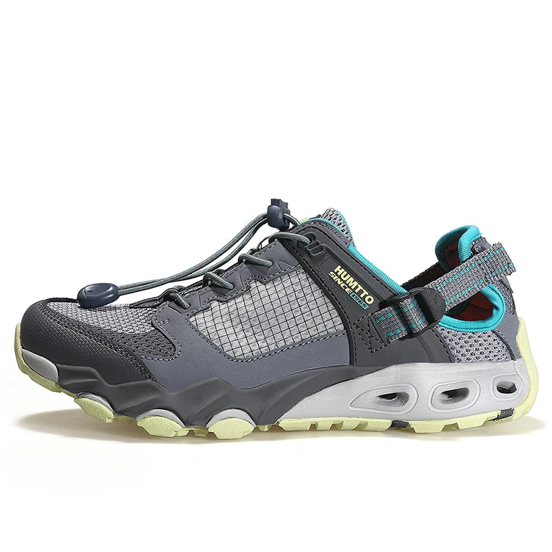 HUMTTO New Big Size Water Shoes for Men Summer Outdoor Hiking Shoes Breathable Trekking Aqua Fishing Beach Sandals Sneakers Mens