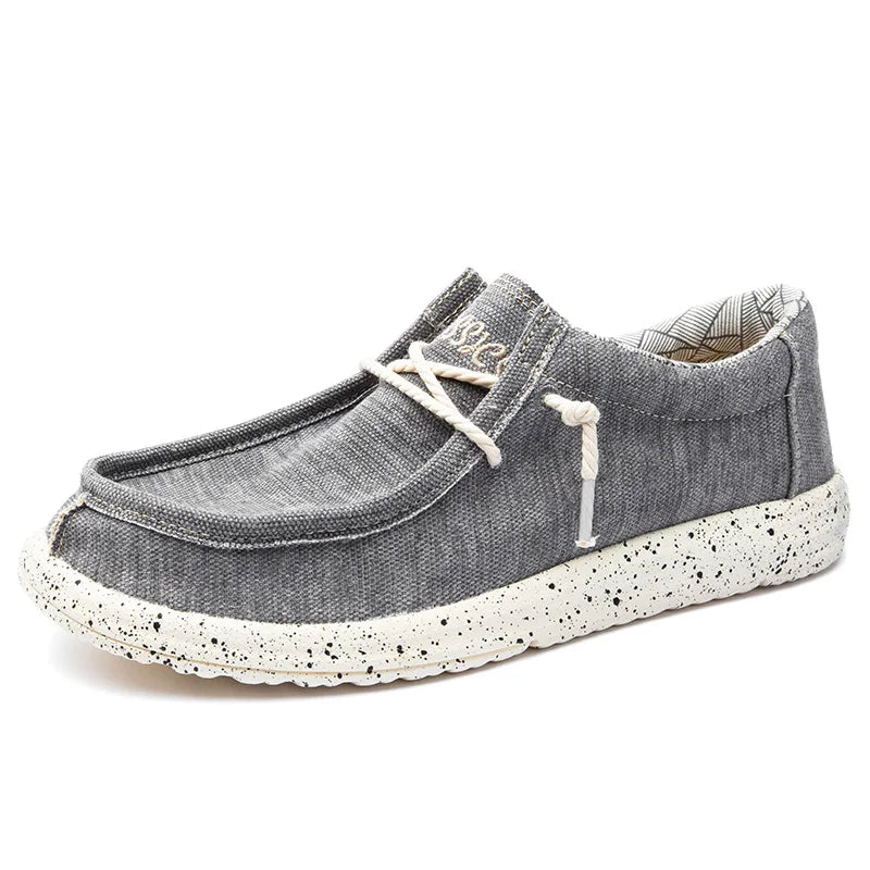Blue Dude Shoes Men Canvas Loafers Breathable Non Leather Casual Lightweight Alpargatas Hombre Moccasins Plus Big Size 48 49 50