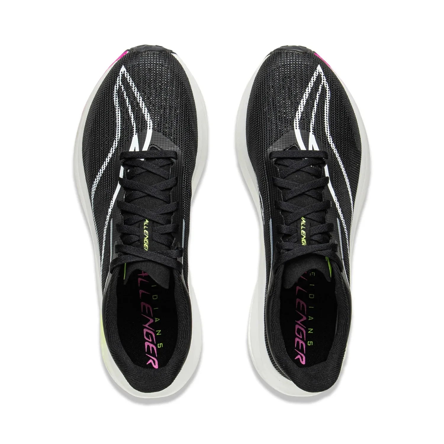 Li-Ning Women FEIDIAN 5 CHALLENGER Racing Running Shoes CARBON-FIBER PLATE BOOM Cushion Sport Shoes Breathable Sneakers ARMV002