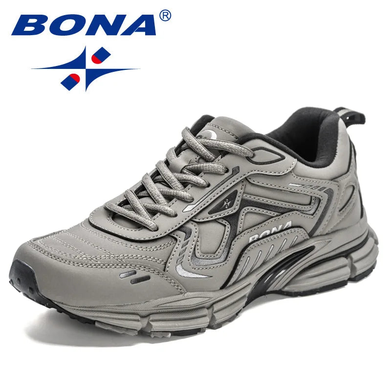 BONAsrsy er BONA 2023 New Designers  Man Anti-slip Jogging Footwear Trendy Running Shoes Men Outdoor Walking Sport Shoes Sneaker