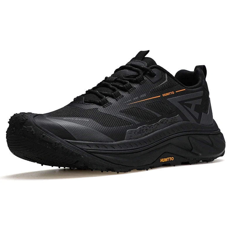 HUMTTO Sports Trail Running Chaussures Designer Tenis Man Casual Sneaker pour Hommes Respirant Léger Extérieur Noir Hommes Baskets