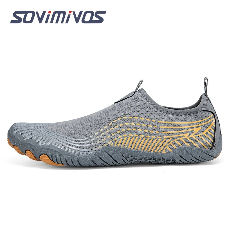 Unisex Barefoot Shoes for Men Women Wide Toe Beach Walking Sneakers Zero Drop Outdoor Elastic Band Running Beach Slipper Sandals
