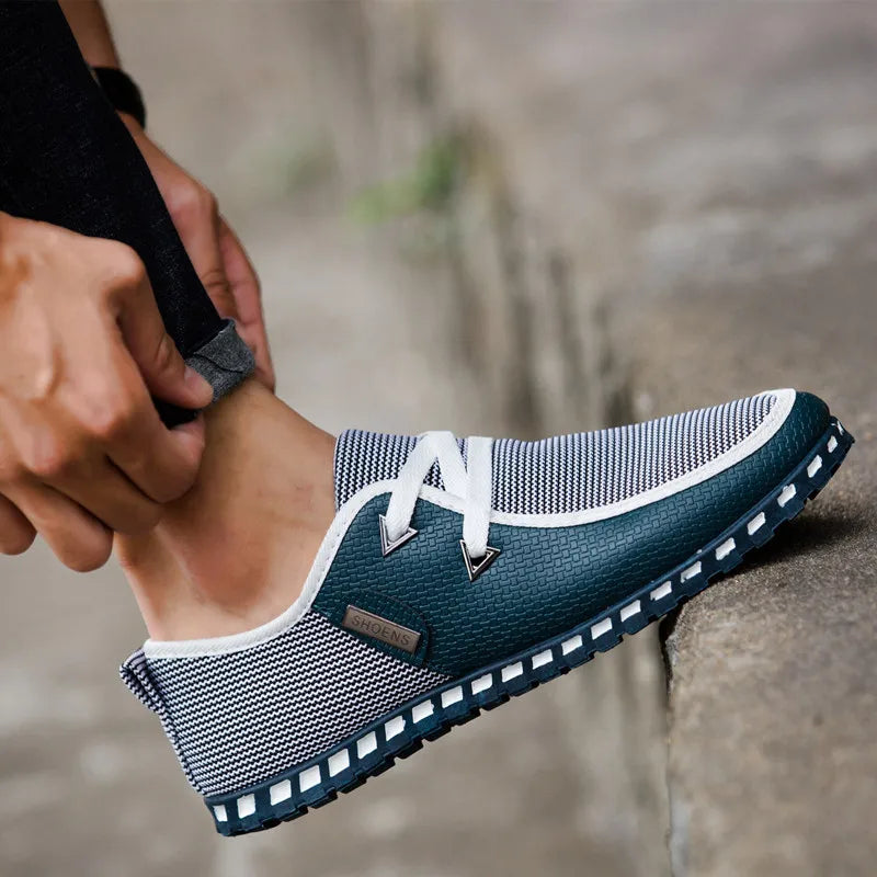 Leather Sneakers Shoes 11