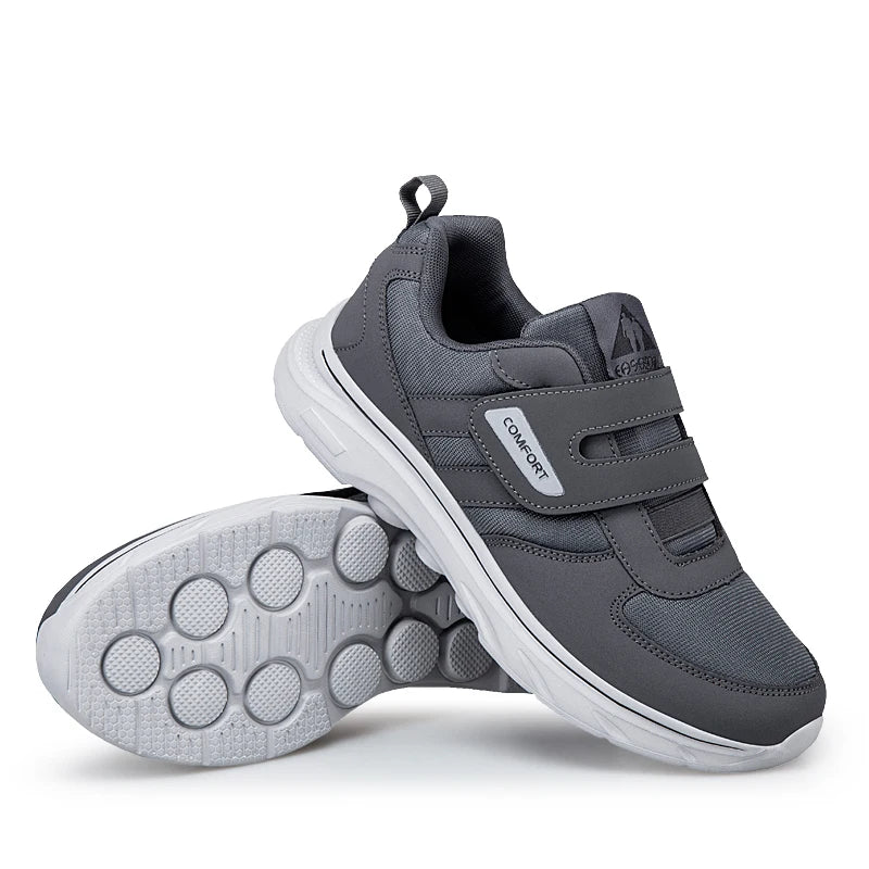 Men's Diabetic Shoes for Elder Orthopedics Feet Swollen Adjustable Walking Shoe Casual Sneakers Elderly Foot Pain Relief