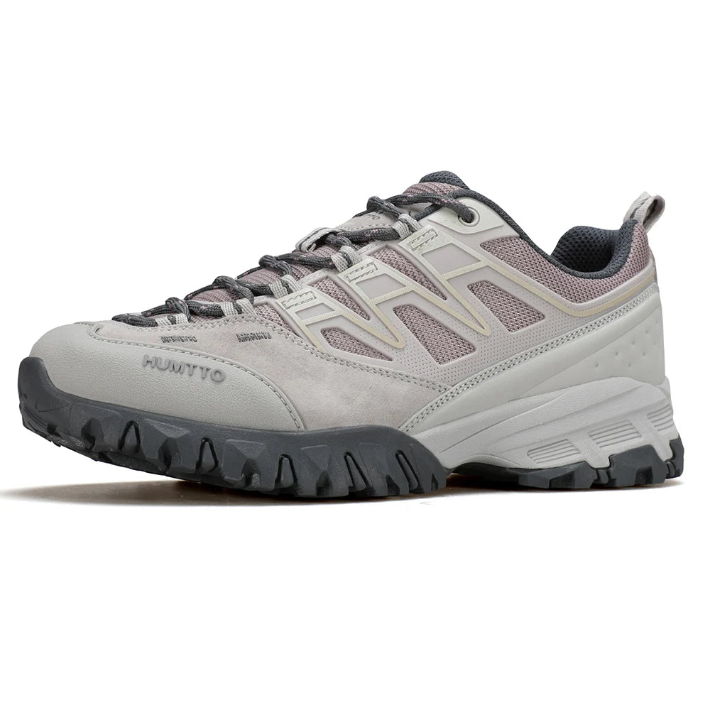 HUMTTO Leather Hiking Boots for Women Winter Outdoor Waterproof Woman Treeking Shoes Climbing Mountain Hunting Walking Sneakers