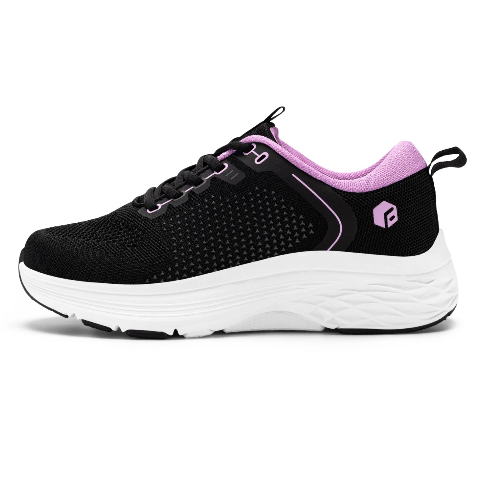 FitVille Women's Sport Shoes Max Cushioning Lightweight Sneakers Wide Width for Flat Foot Plantar Fasciitis Heel Pain Relief