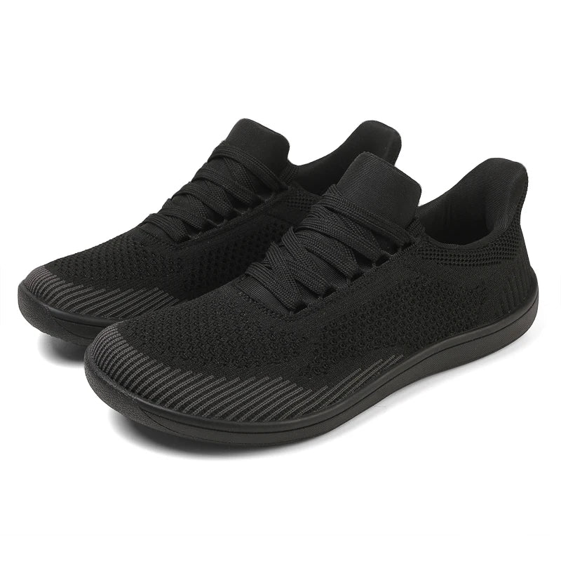 Men Women Slip On Mesh Wide Toe Shoes Minimalist Barefoot Zero Drop Wide Box Flat Shoes Casual Flats Plus Big Size 51 52 53 54