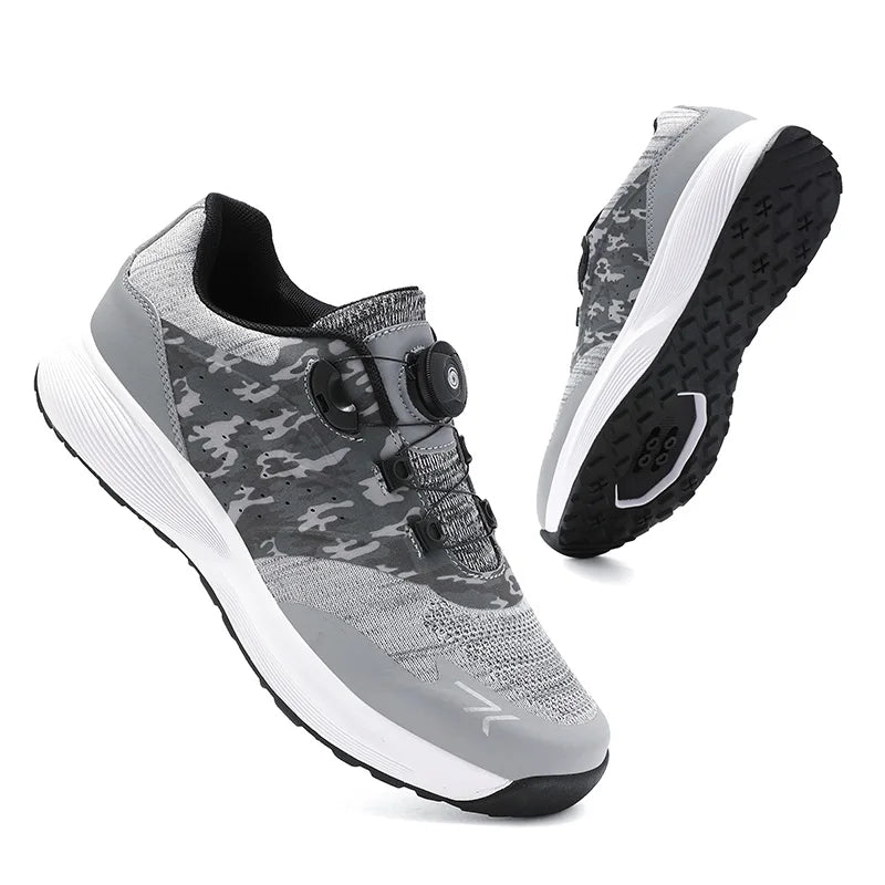 mtb cycling shoe Flat pedal bicycle shoes clit Man cleat shoes bicycle Mountain Bike Shoe Racing Lock Footwear Cycling sneaker