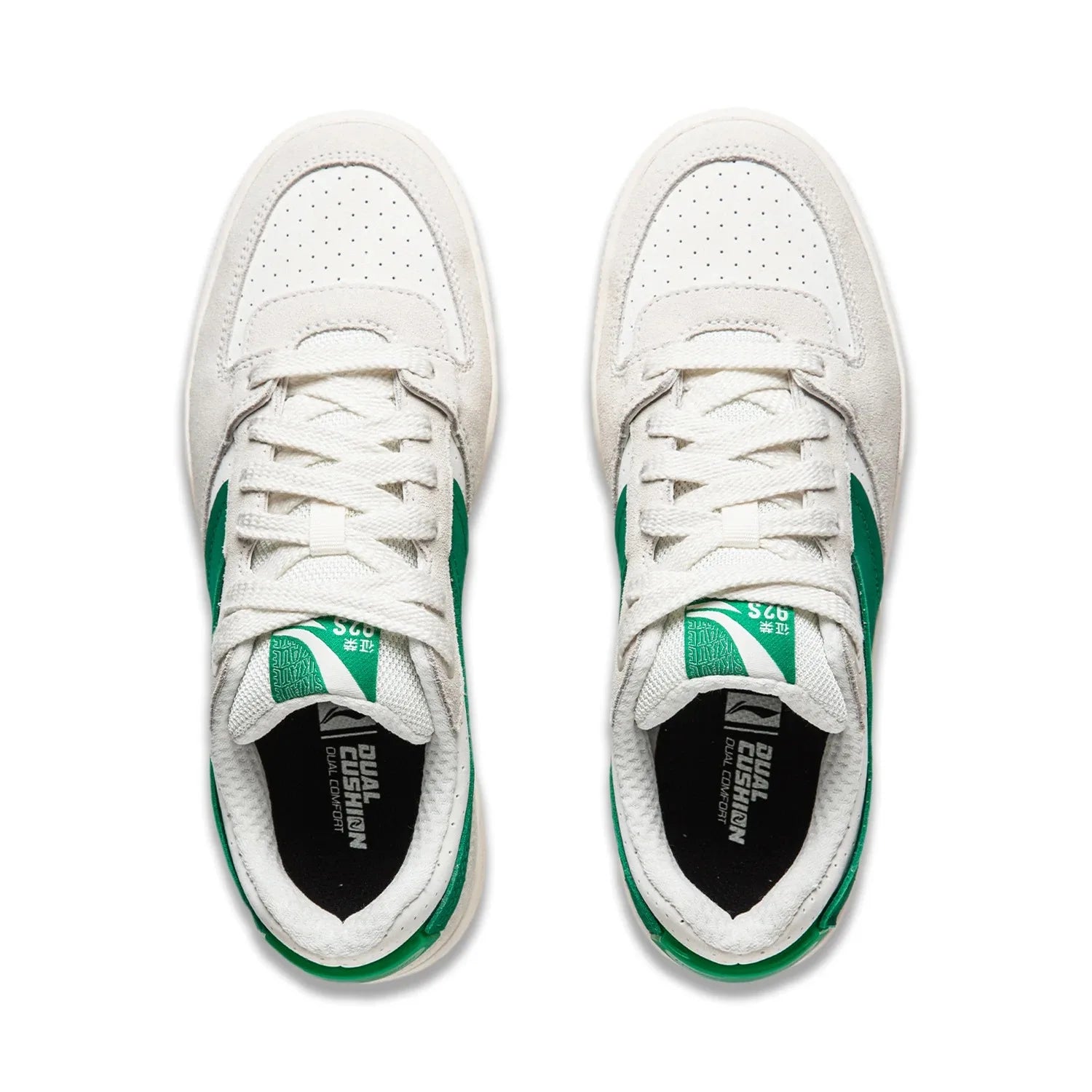Li-Ning Women GLORY 92S Skateboard Shoes Comfortable DUAL CUSHION LiNing Fitness Soft Retro Sport Shoes Leisure Sneakers AEPU024