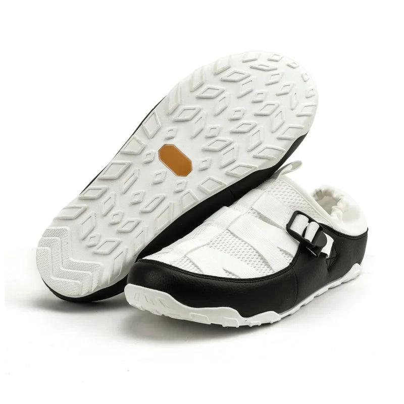 STRONGSHEN Men Casual Shoes Fashion Breathable Slippers Summer Half Slippers Non Slip Height Increase Shoes Classic Clogs Shoes