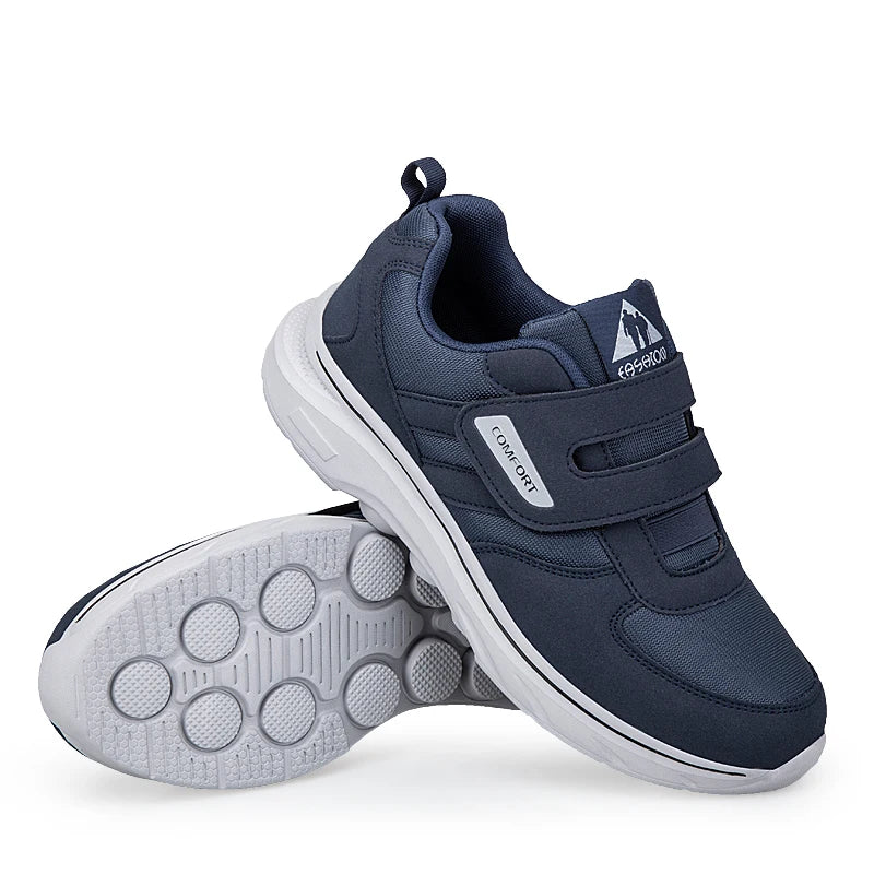 Men's Diabetic Shoes for Elder Orthopedics Feet Swollen Adjustable Walking Shoe Casual Sneakers Elderly Foot Pain Relief