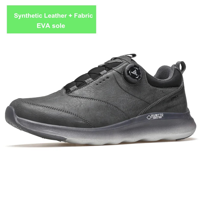 HUMTTO Chaussures de randonnée en cuir de luxe pour hommes, baskets d'escalade en plein air pour hommes, baskets de sécurité sportive pour le travail