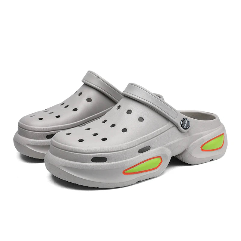 STRONGSHEN Men Beach Sandals Outdoor Clogs Comfortable Hollow Out Slippers Trend Men Casual Shoes Garden Shoes Men Beach Sandals
