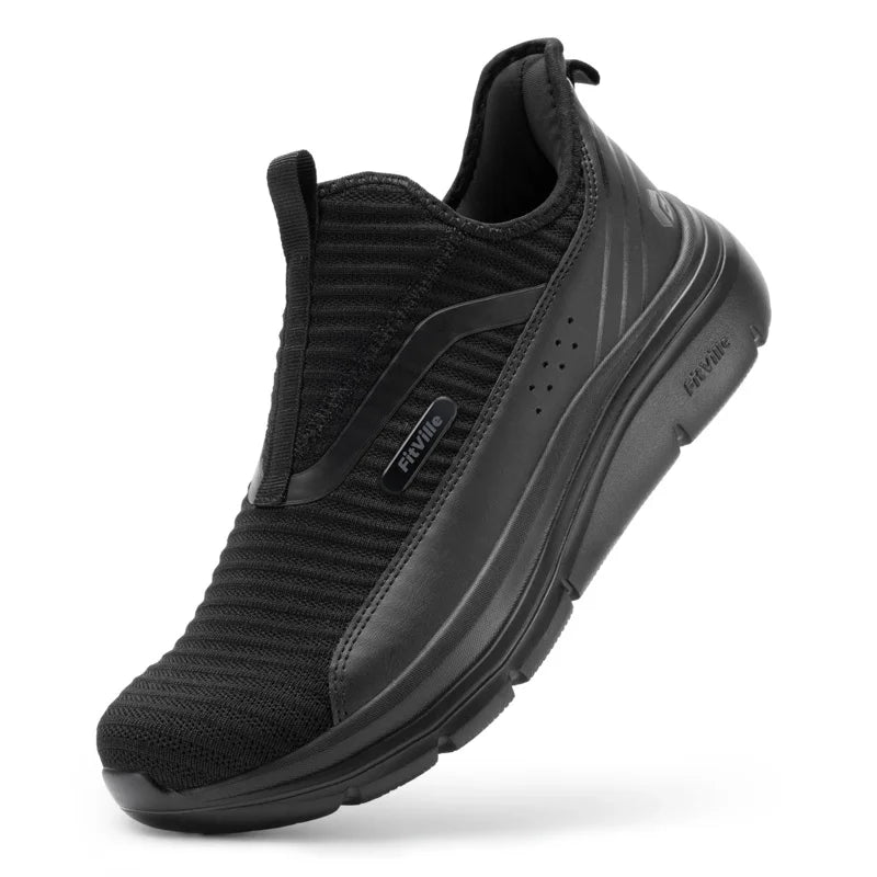 Fitville Wide Men'S Sport Shoes Fitness Walking Shoes Lightweight Breathable For Outdoor Casual Sports Running Shoes Sneaker