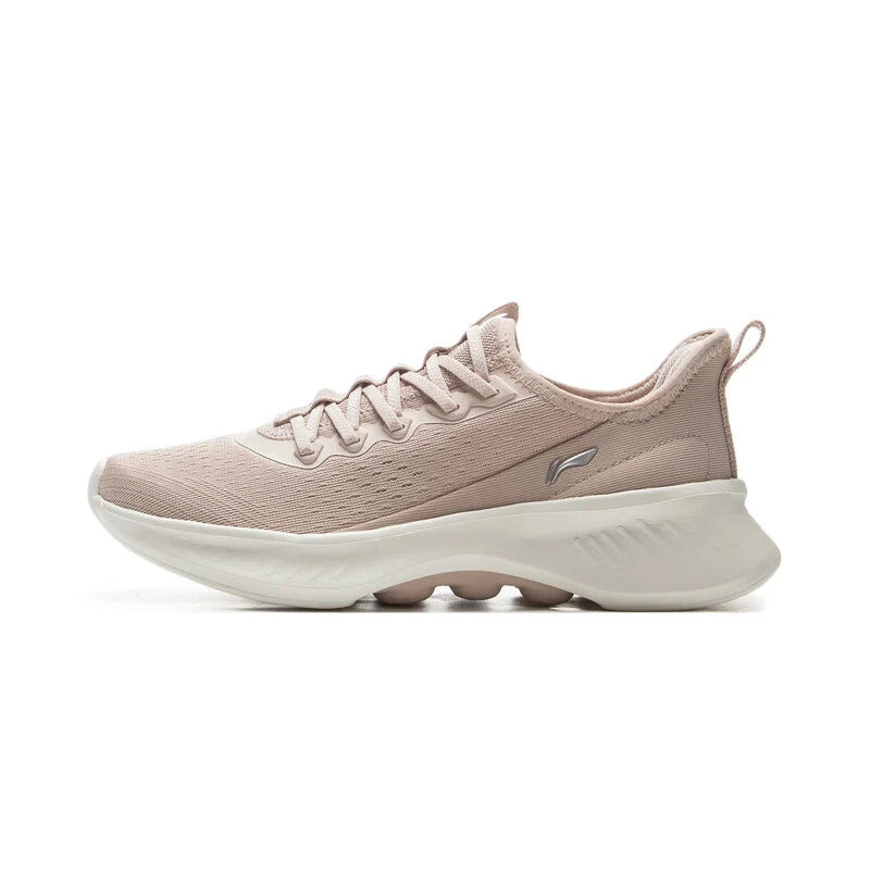 Li-Ning Women SOFT ESSENTIAL V2 Slip-on Casual Walking Shoes Cushion Flexible LiNing Comfortable Sports Sneakers AGLV022