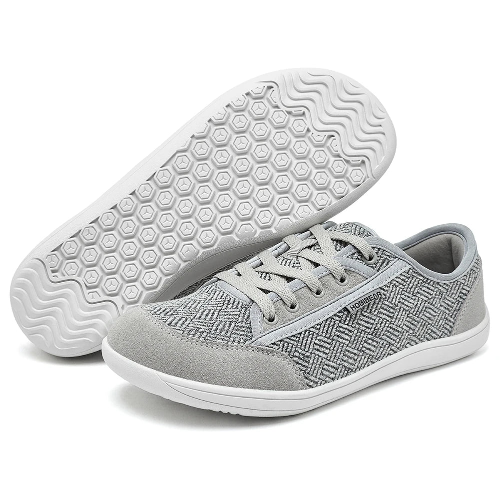 Minimalist Cowhide Leather Lace Up Fashion Sneakers