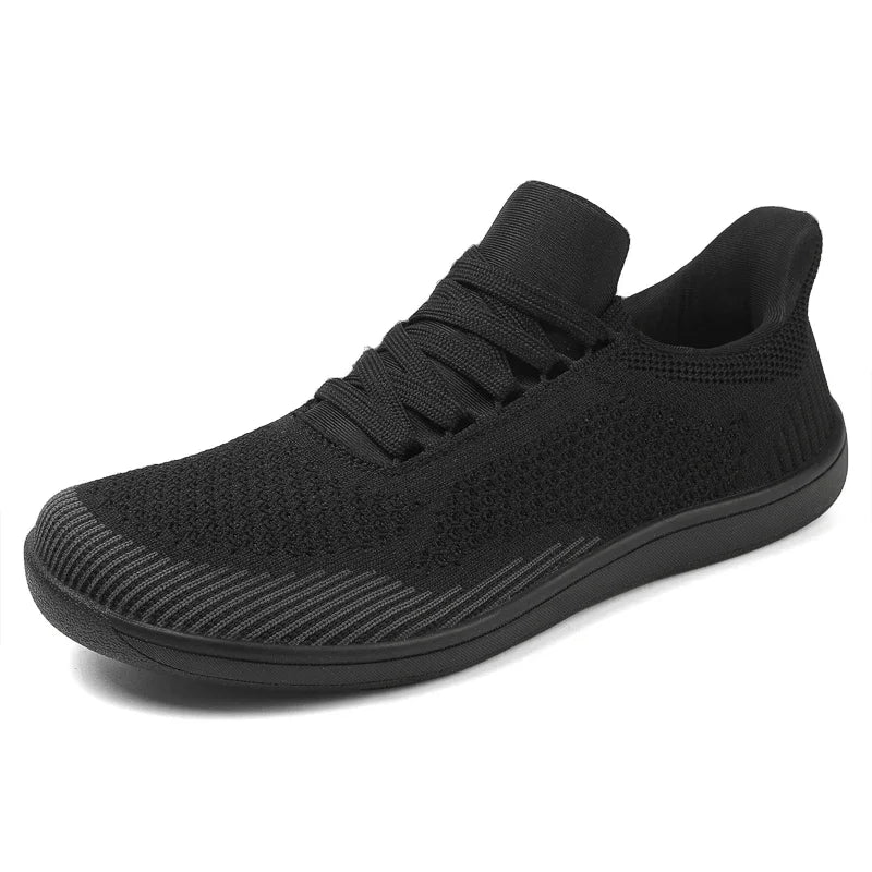 Men Women Slip On Mesh Wide Toe Shoes Minimalist Barefoot Zero Drop Wide Box Flat Shoes Casual Flats Plus Big Size 51 52 53 54