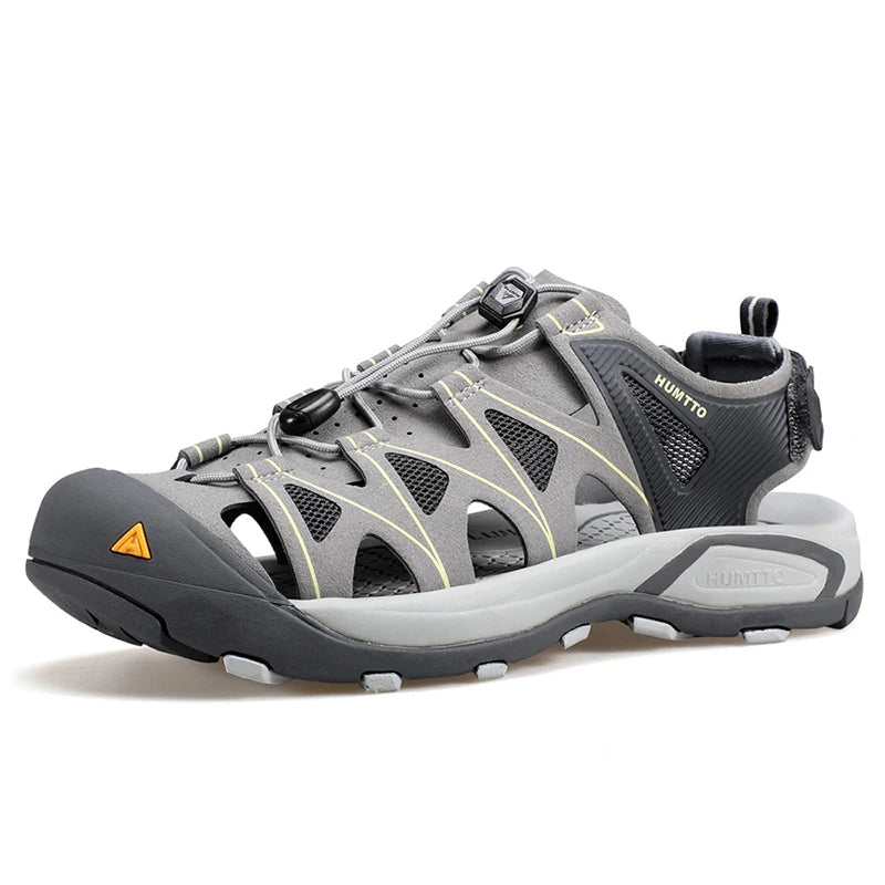 HUMTTO Chaussures aquatiques pour hommes, sandales de plage respirantes pour l'été, sandales de randonnée en plein air, camping, pêche, escalade, baskets pour hommes