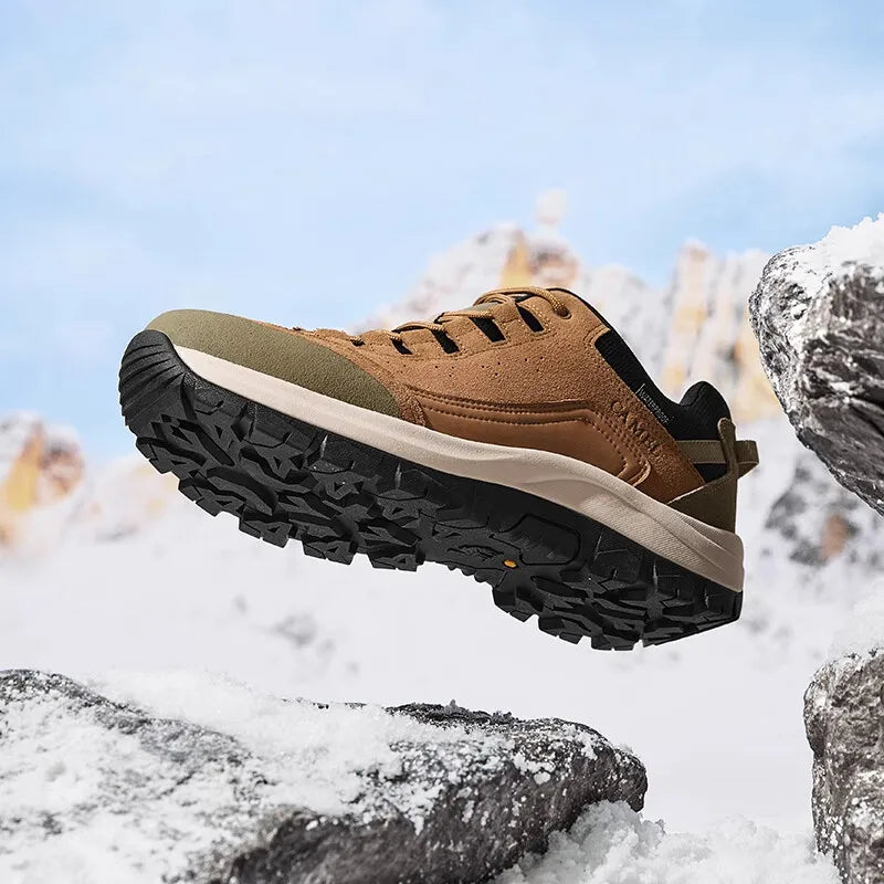 GOLDEN CAMEL Outdoor Hiking Shoes Men and Women Professional waterproof Non-slip Breathable Thick-soled Sports Climbing Shoes