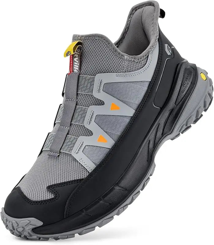 FitVille Men'S Extra Wide Sneakers Slip-On Shoes Comfortable Running Shoe Non-Slip Hiking With Arch Support For Swollen Feet