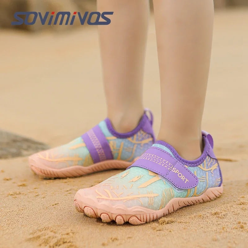 Summer Kids Shoes Children Sneakers Boys Breathable Hollow Mesh Casual Sneaker Flat School Running Sports Shoes for Girls Tennis