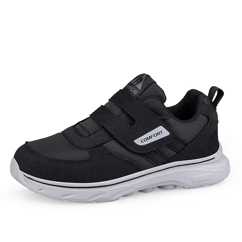 Men's Diabetic Shoes for Elder Orthopedics Feet Swollen Adjustable Walking Shoe Casual Sneakers Elderly Foot Pain Relief