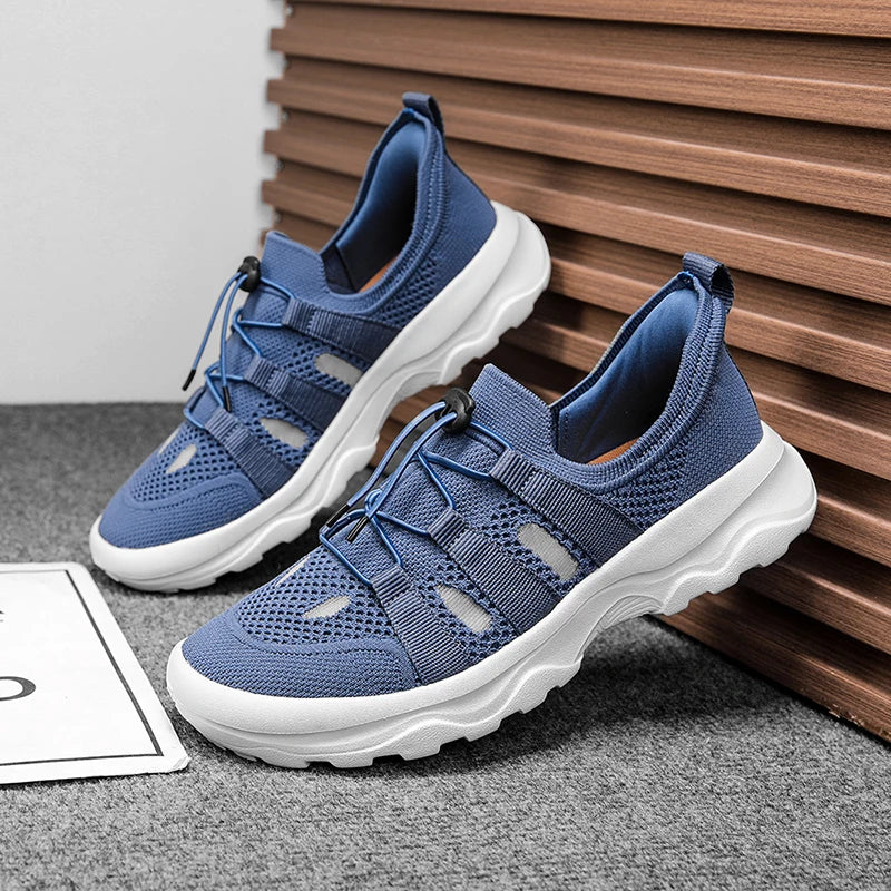 Plus Size 49 50 51 52 53 Wide Toe Box Barefoot Shoes Men Mesh Shoes Minimalist Zero Drop Casual Sneakers Breathable Big Foot