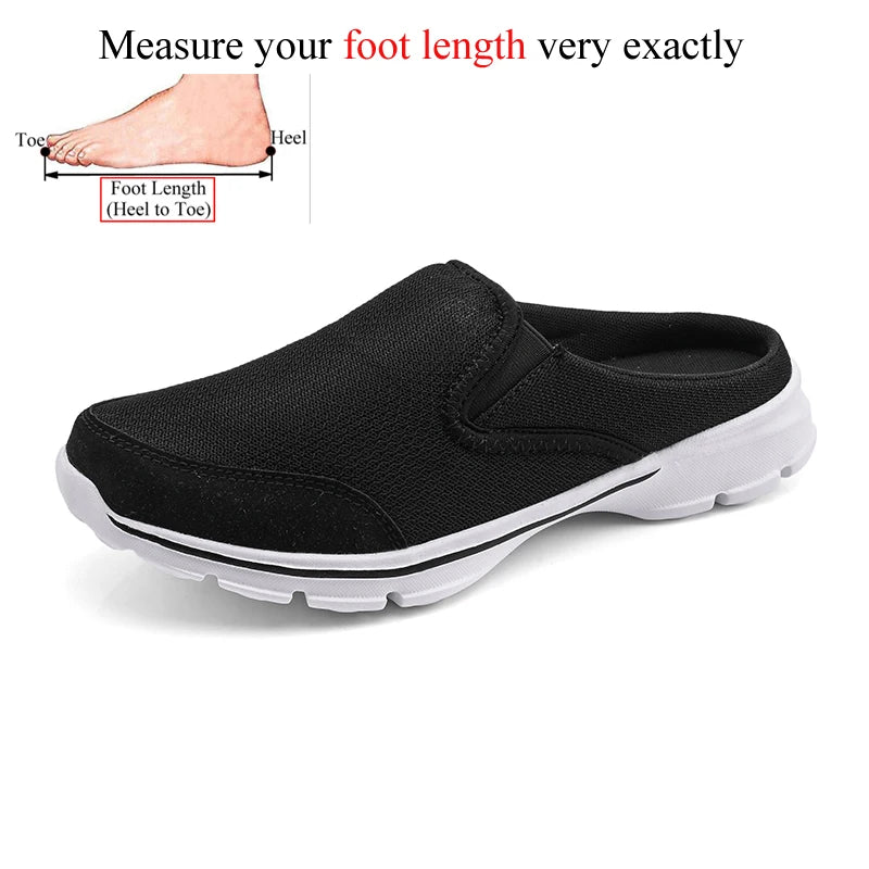 Summer Half Shoes For Men Women Slides Slippers Slip On Shoes Couples Plus Size 47 48 Lightweight For Dropshipping